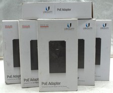 New Lot of 7 Ubiquiti PoE Adapter 24V .5A Gigabit Ethernet Injector POE-24-12W-G