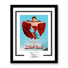 Jack Black Signed Cut 11x14 Custom Framed Nacho Libre Autographed ACOA