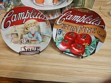 Campbell's Collectable Plates, Set Of Two