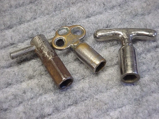 3 Vintage banjo keys wrenches   Lange Orpheum ? Banjo  Nickel plated - Image 3 of 3