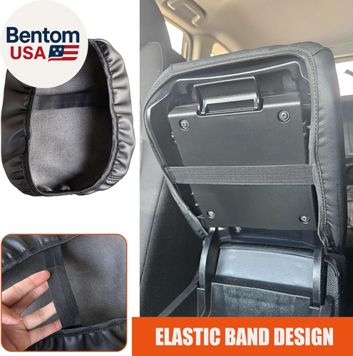 For Honda CRV 2017-2022 Center Console Cover - Vegan Leather Extra Soft Armrest - Picture 7 of 12