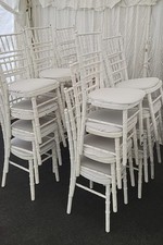 Chiavari white chairs weddings