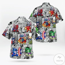 Stitch Marvel Hawaiian Shirt For Men
