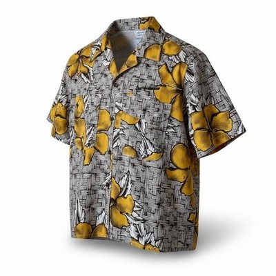 Deus Ex Machina Mimi Women's Size 12 Relaxed Shirt 'Golden Multi'