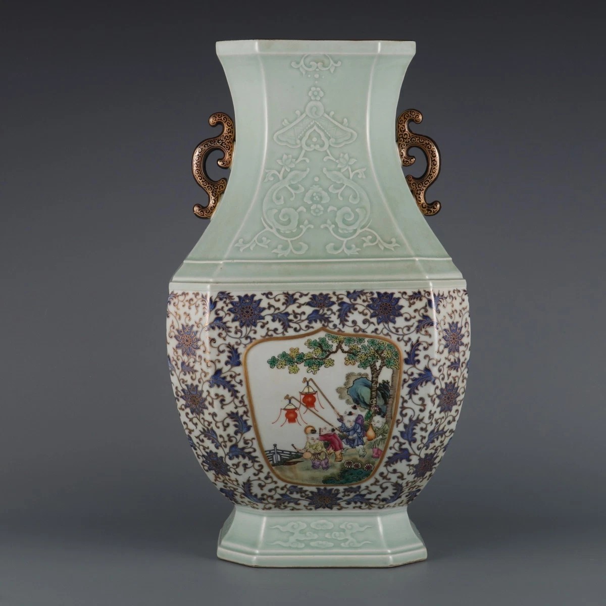 乾隆Mark 印第安纳中国古董花瓶| eBay