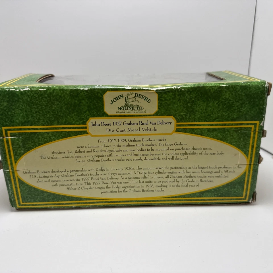 Ertl John Deere 1/25 1927 Graham Panel delivery Van Model D Graphics #15499 - Image 3 of 4