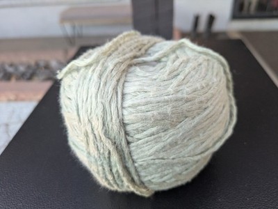 Juniper Moon Farm Cumulus ''Celadon  Mako Cotton Yarn New  Pre wound Cake 100g