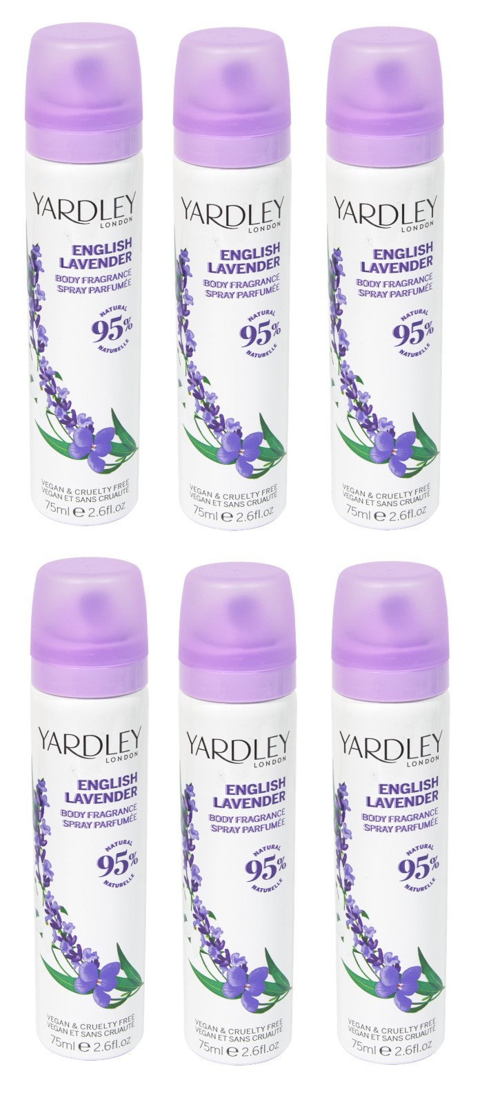 Yardley Lavender English 75Ml Deodorant Body Spray For Her - Image 10