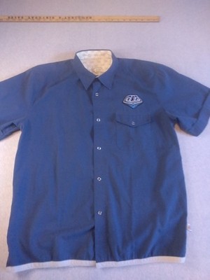 troy lee designs Snap Button Up shirt large
