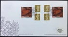 GB 2004 6x1st Wales Self Adhesive Retail Booklet on First Day Cover, Merthyr SHS