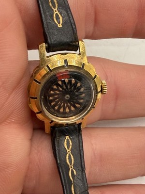 Vintage Ernest Borel Cocktail Watch Kaleidoscope Mystery Dial 17J Swiss Manual