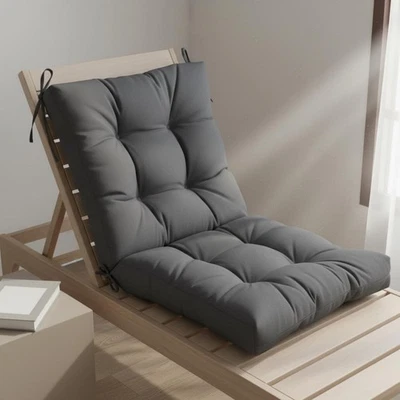 Coussin pour Fauteuil à Bascule Imperméable Coussin de Chaise à Dossier Haut - Photo 1/4