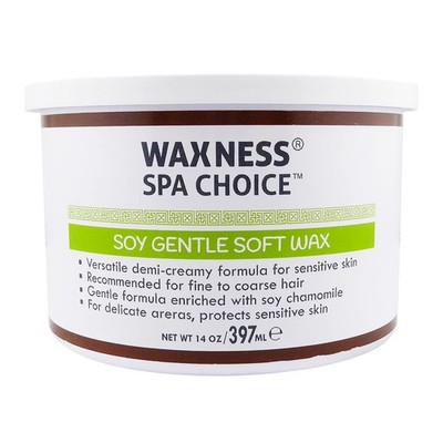 Waxness Spa Choice Soy Gentle Soft Wax 14 oz 397 ml