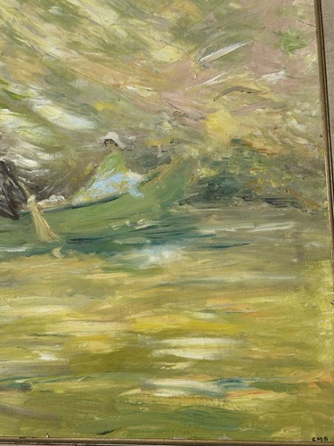 Schönes Vintage Unikat Original Impressionist Kunst Gemälde - signiert - Bild 8 von 14