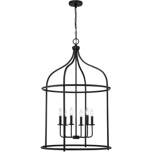 Savoy House Lighting 3-7388-6-89 Brookstone Pendant Matte Black - Picture 1 of 7