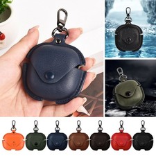 For Samsung Galaxy Buds 3 2 Pro/Buds FE/Live Business PU Leather Keychain Case