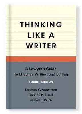 Thinking Like a Writer: A - Paperback, by Stephen V. Armstrong; - Very Good