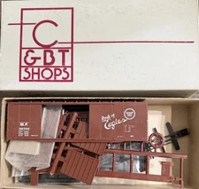 HO Scale C&BT Shops 40’ Box Car. Missouri Pacific #20700