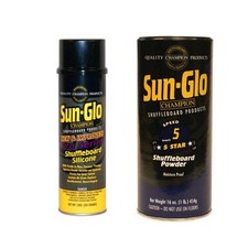 Silicone Shuffleboard Spray 12 oz.   5 Speed Shuffleboard Wax 16 oz. Combo