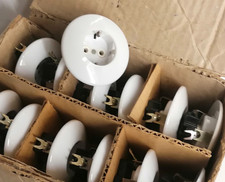 neuw DDR Steckdose Unterputz mit Schutzkontakt weiss retro kein Bakelit Schuko