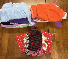 Lot of 26 Baby Girl Clothes 12 months Mixed Brands