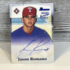 2000 Bowman Baseball Autographs Blue Foil Parallel #JR Jason Romano
