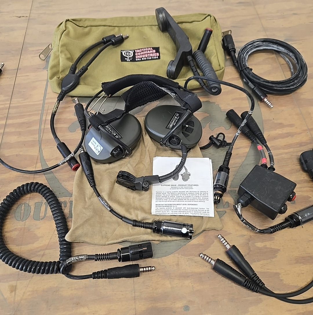 TCI Liberator III Tactical Headset PTT ITJCS TACP/JTAC Afsoc Cag