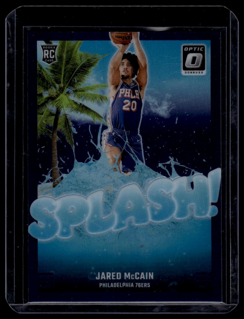 2024-25 Donruss Optic #3 Jared McCain Splash! Blue #/85