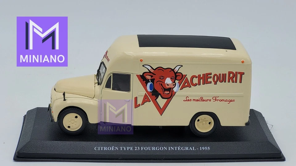 CITROEN U23 FOURGON DRIGUET LA VACHE QUI RIT 1955 N°24 UTILITAIRES CITROEN 1/43 - Photo 4/4