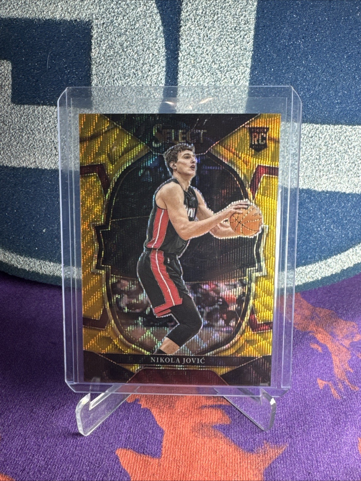 2022-23 Select Concourse Rookie Nikola Jovic Gold Wave /10 (RC) Miami Heat