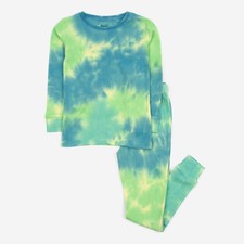 Leveret Kids Two Piece Cotton Pajamas Tie Dye Colorful 12 Year
