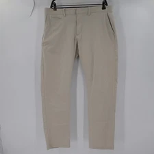 J Crew Tech Pant Men's 34 L27.5 484 Slim Fit Stretch Tapered Classic Flat Front