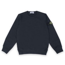 Stone Island Stone Kids Wappen Patch Crewneck Sweatshirt Navy K1S16 123442076