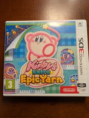 Kirby's Extra Epic Yarn: Nintendo 3DS (European Version) Full game + Case