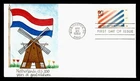 DR WHO 1982 FDC NETHERLANDS RELATIONS HAND COLORED MURRY HAND PAINTED R70104