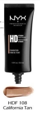 NYX HD Studio Foundtion CALAFORNIA TAN HDF108 33,3ml