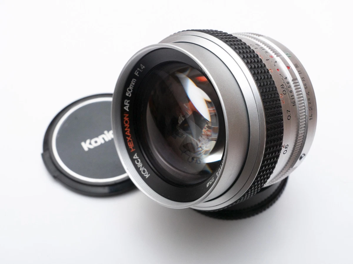 【美品】KONICA HEXANON AR 50mm F1.4 単焦点レンズ## Konica Hexanon 50mm F1.4 AR Mount Prime Lens [EXC+]