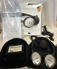 BOSE Quietcomfort 3 QC-3 Acoustic Noise Canceling Headphones W/ Case/Charger