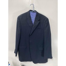Men  s Sean John Dark Blue Suit Coat Size 46L