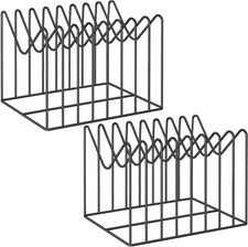 2 Sets Wire File Organizer for Desk,File Folder Holder/Rack/Stand,File Sorter