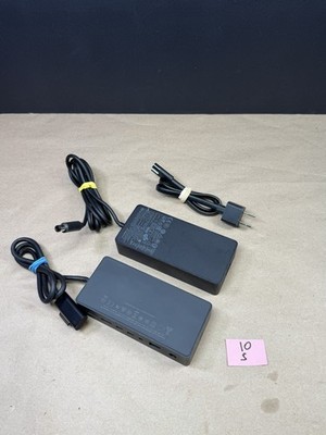 Genuine Microsoft Surface Docking Station 1661 w/ AC Power 1749 and Charger Cord