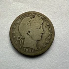 1908 Barber Quarter - U.S. 25 cents silver coin