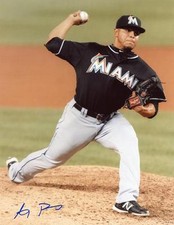 A.J. RAMOS  MIAMI MARLINS SIGNED AUTOGRAPHED 8X10 PHOTO W/COA 