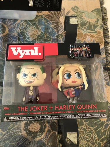 Brand New Sealed Funko Pop Vynl Suicide Squad The Joker + Harley Quinn DC