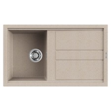 Lavello Elleci Incasso Cucina Best 1 Vasca LGB40051NA 86x51 Avena