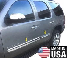 For 2007-2008 Chevy Tahoe Body Side Molding Trim 3.5" Overlay 4PC