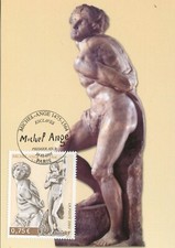 MAXIMAPHILIE / CARTE MAXIMUM PREMIER JOUR / ART TABLEAU / MICHEL ANGE 2003