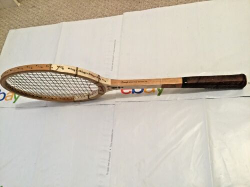 Bancroft Racchetta Tennis Vintage Legno Speciale 4 1/2 M Racchetta Gioco Sportivo - Foto 5 di 8