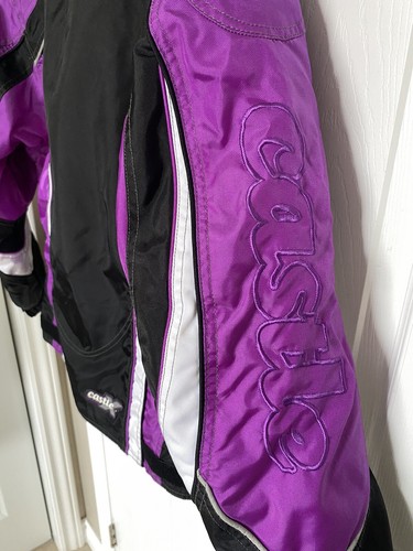 Castle X Racewear Women’s Purple Snowmobile Jacket Size Large - Picture 7 of 9