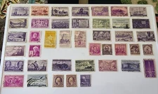 Vintage United States Stamps. 3 CENTS MIXED LOT. VARIETY. USED. 